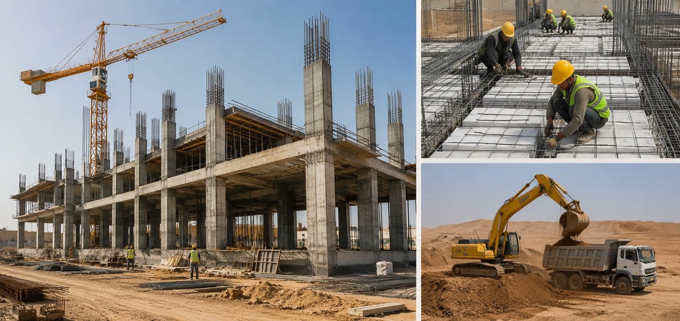 Civil and structural construction works by Buildings Rank
