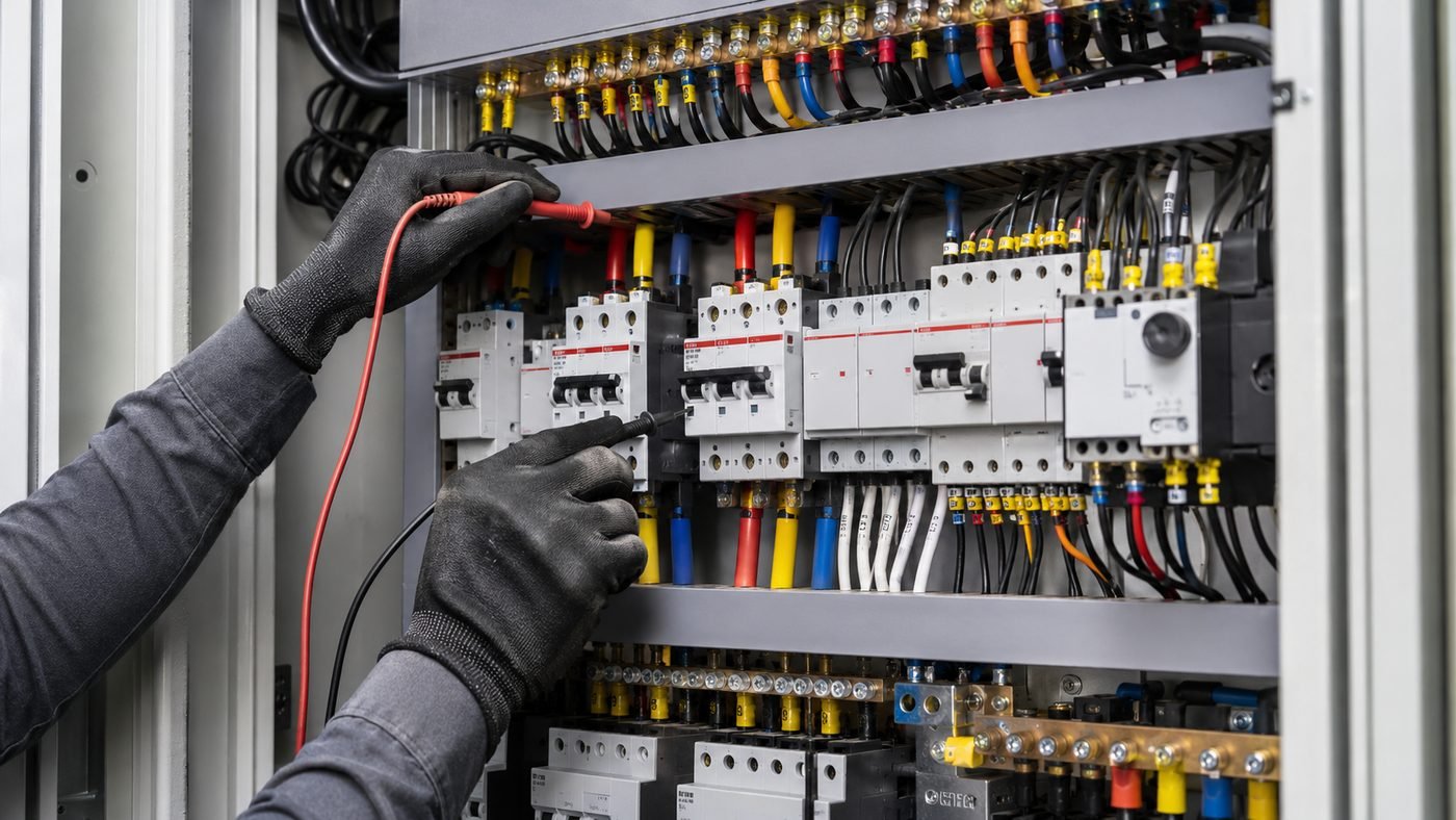 Cable trays and electrical containment works
