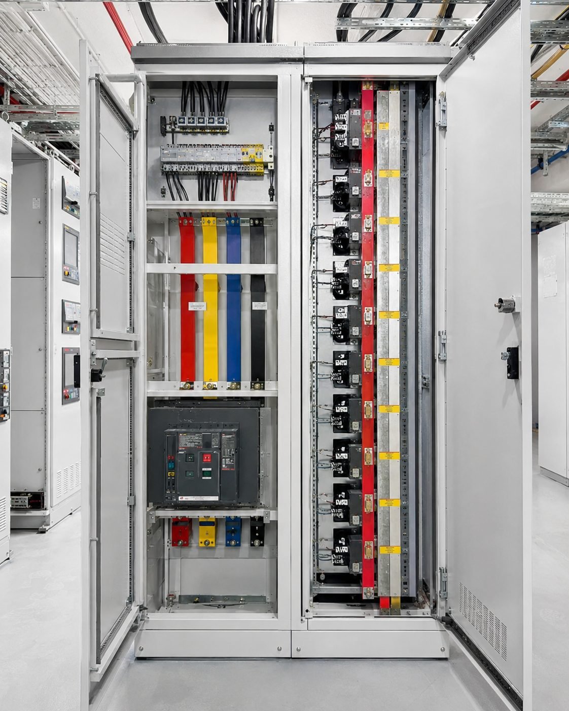 Electrical power distribution and lighting works by Buildings Rank